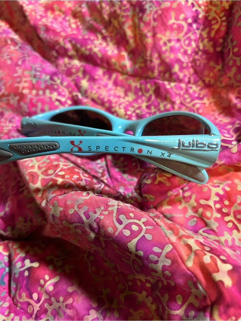Julbo Spectron X4 Light Teal Blue Women's Oval Sunglasses, Made in France